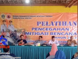 BPBD Kab. Gresik Gelar Pelatihan Pencegahan Dan Mitigasi Bencana Di Desa Tenggor Balongpanggang