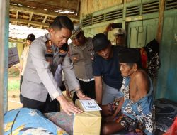 Viral di Medsos, Kakek Lansia di Batuporo Barat Disantuni Kapolres Sampang