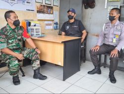 Ciptakan Kondisi Aman, Komsos Babinsa Kebomas dengan Security Perusahaan di Wilayah