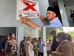 Disinyalir Praktek Prostitusi Terselubung, Camat Kebomas Yusuf Ansori Bersama Satpol PP Gresik Tutup Rumah Kos Randuagung