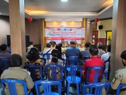 Polsek Tegalsari Bersama Tiga Pilar Rakor Pengamanan Paskah Dan Kerawanan Tahun 2023