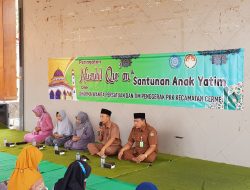 Dharma Wanita Persatuan Dan Tim Penggerak PKK Kec. Cerme Gelar Peringatan Nuzulul Qur’an Dan Santunan Anak Yatim