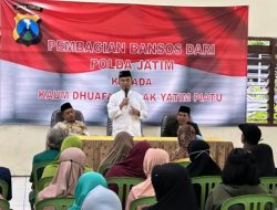 Polda Jatim Peduli Sesama, Salurkan Bantuan Sosial Kepada Kaum Dhuafa dan Yatim Piatu