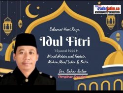 Segenap Redaksi, Kabiro dan Wartawan Media radarjatim.co. Mengucapkan Selamat Hari Raya Idul Fitri 1444 H