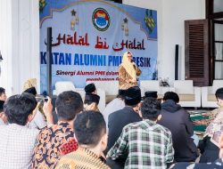 Ratusan Alumni PMII Gresik Gelar Halal Bihalal dan Talkshow Bersama Bu Min