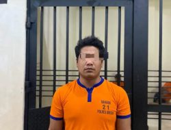Polres Gresik Berhasil Amankan, Tersangka Pencabulan Terhadap Anak Tirinya.