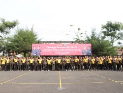 Tingkatkan Senergitas dan Soliditas Jelang Tahun Politik, TNI-POLRI Kab Sampang Gelar Olahraga Bersama