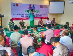 Babinsa Koramil 0817/01 Driyorejo Gelar Halal Bihalal, Kuatkan Silaturahmi di Wilayah Binaan