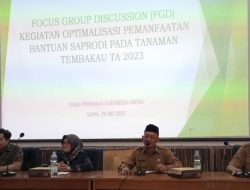 Focus Group Discussion ( FGD ) Kegiatan Optimalisasi Manfaatkan Bantuan Saprodi pada Tanaman Tembakau