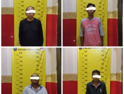 Unit Reskrim Polsek Tegalsari Ringkus 4 Komplotan Pencuri Spesialis Gedung Tingkat