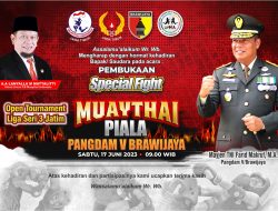 Lebih dari 150 Atlet MuayThai Akan Ramaikan Special Fight Piala Pangdam V Brawijaya