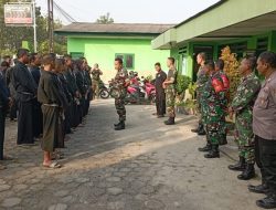 Sebelum Latihan Bersama Ke Makodim, Danramil Lakukan Pengecekan Personil PSHT