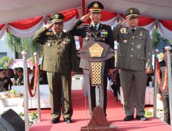 Memperingati HUT Bhayangkara ke 77 , TNI-Polri Semakin Solid