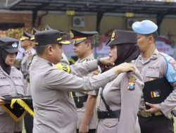 Kapolres Blitar Kota Pimpin Sertijab Kabag Ops, Kasat Narkoba dan Kapolsek Udanawu