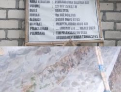 Proyek Drainase DD Desa Kedungmentawar DIbiarkan Mangkrak, Patut Diperiksa Inspektorat dan Diaudit BPK