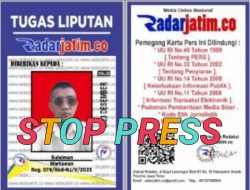 STOP PERS NAMA: SULAIMAN