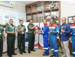 Danrem 084/BJ, Brigjen TNI Terry Tresna Purnama Gelar Silahturahmi ke Integrated Terminal Pertamina Surabaya