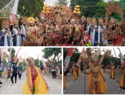 Pemdes Sumberdadi, Mantup Gelar Parade Budaya Nusantara. Kades Sugiono Menjadi Peserta Kehormatan