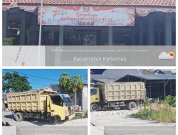 Tanpa Papan Nama Informasi /Banner Pembangunan Pasar Desa Dahanrejo Belum Selesai Sejak 2020