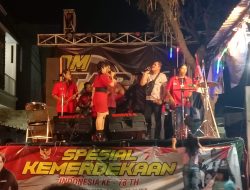 Semarak Kemerdekaan RI Ke-78 Warga Wonorejo Dihibur Oleh O.M Tarlo
