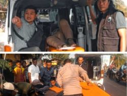 Ambulance Yayasan RSBK Gerak Cepat Bantu Korban Kecelakaan