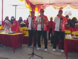 Menyongsong HUT RI ke 78, Kecamatan Balongpanggang Gelar Gerak Jalan Ngasin–Balongpanggang