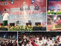 Malam Puncak Perayaan HUT RI 78 Tahun 2023 Kades Sugiono Ajak Warganya Bersholawat