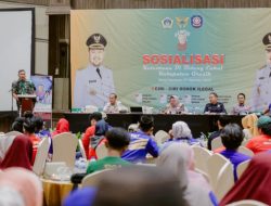 Dandim 0817 Ajak untuk Bersama-sama Taati Peraturan Pemerintah saat Sosialisasi Bidang Cukai  di Kabupaten Gresik