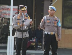 Kapolres Sampang Pimpin Apel Gelar Pasukan Operasi Mantap Brata Semeru 2023-2024