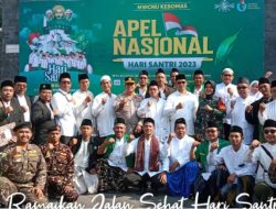Peringati Hari Santri Nasional 2023, Digelar Kirab di Kecamatan Kebomas