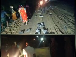 Warga Desa Tanjong Ori Kesal, Proyek Jalan Lingkar Bawean Rusak, Kontraktor Dinilai Ngawur