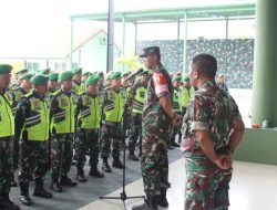 Kodim 0830/Surabaya Utara Gelar Apel Gelar Pasukan Pengamanan VVIP