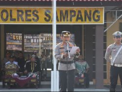 Amankan Nataru, Polres Sampang Gelar Apel Pasukan Operasi Lilin Semeru 2023