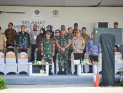 Dandim Gresik Kawal Danrem 084/BJ, Hadiri Apel Bulan k-3 Pimpinan Ibu Menaker RI di JIIPE