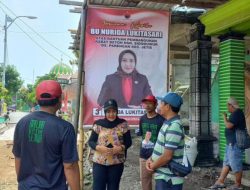 Caleg PDI-P DPRD Kabupaten Mojokerto, Nurida Lukitasari Getol Turun Tinjau Proyek Infrastruktur hingga Kenalkan Program Kerja