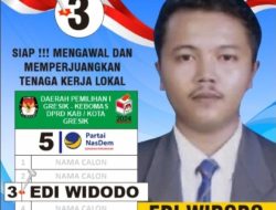 Profil Caleg DPRD Gresik NASDEM Dapil Gresik-Kebomas, Edi Widodo