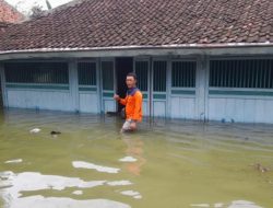 Diguyur Hujan Lebat Semalam, Empat Tanggul Sungai di Lamongan Jebo