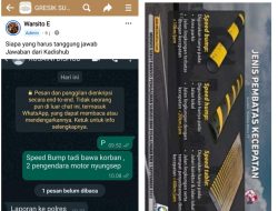 Speed Bump Depan Mapolres Gresik Bikin Geram serta Celaka Bagi Pengguna Jalan Raya