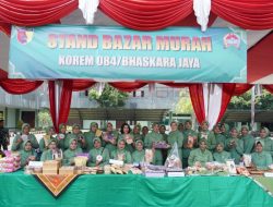 Korem 084/BJ dan Kodim Jajaran Gelar Bazar Ramadhan 1445 H / 2024 M