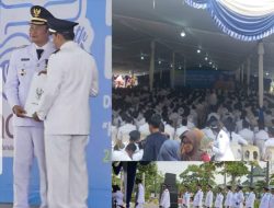 Hari Jadi Lamongan Ke 455, Bupati Serahkan SK Perpanjangan Masa Jabatan Ke 453 Kades