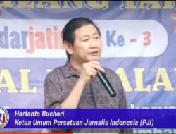 Ketua Umum PJI Hartanto Boechori Setuju Revisi UU Penyiaran