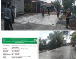 Libatkan Masyarakat, Pembangunan Jalan Poros Dusun Disambut Gembira Antusias Masyarakat Dusun Pedurungan Desa Dukuhtunggal