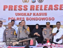 Polres Bondowoso Ungkap Kasus Selama Ops Sikat Semeru 2024