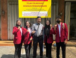 Mahasiswa FH UMM Turut Serta Dalam Eksekusi PN Malang Terhadap Aset Ruko Valentina