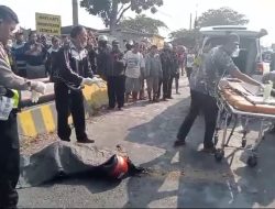 Karyawati Swasta Asal Desa Latukan Tewas Ditabrak  Truk di Jalan Raya Lamongan – Babat