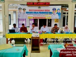 MUSDES RKPDes 2025 Desa Sidoraharjo. Kades Suwoto: Adanya Penambahan Masa Jabatan Semoga 2027 SIDORAHARJO TUNTAS !!