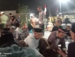 Warga Blok M Desa Lemahbang Gelar Malam Tirakatan 17 Agustusan HUT RI ke 79 