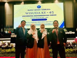 Dihadiri Pimpinan Pusat Muhammadiyah, UMG Gelar Wisuda ke-45 dan Groundbreaking Gedung Faqih Usman