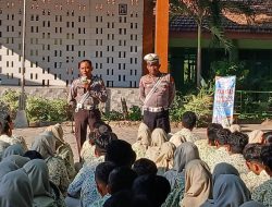 Satlantas Polres Madiun Kota Sosialisasikan Tertib Berlalu Lintas di SMA 4 Kota Madiun
