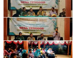 Gelar Musrenbangdes, Pemdes Tenggor Gandeng Forkopimcam Balongpanggang Paparkan Penetapan RKPDes 2025 dan daftar usulan RKPDes 2026